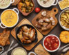 top-view-table-full-food