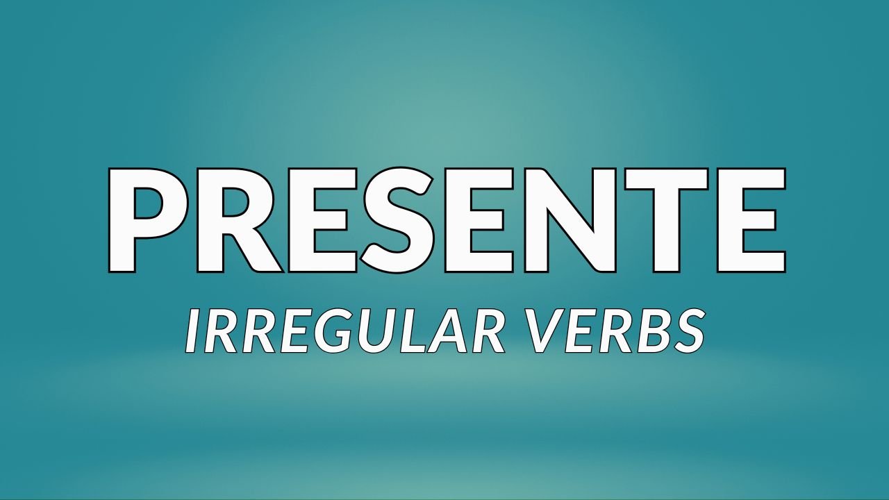 [Workshop - Grammar] PRESENT - Irregular Verbs (Wednesday) - October 15th, 6 pm EST