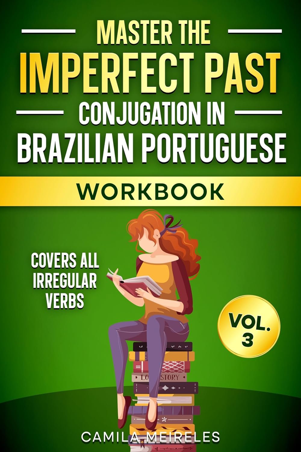 Cover of Master the Imperfect Past Conjugation in Brazilian Portuguese workbook