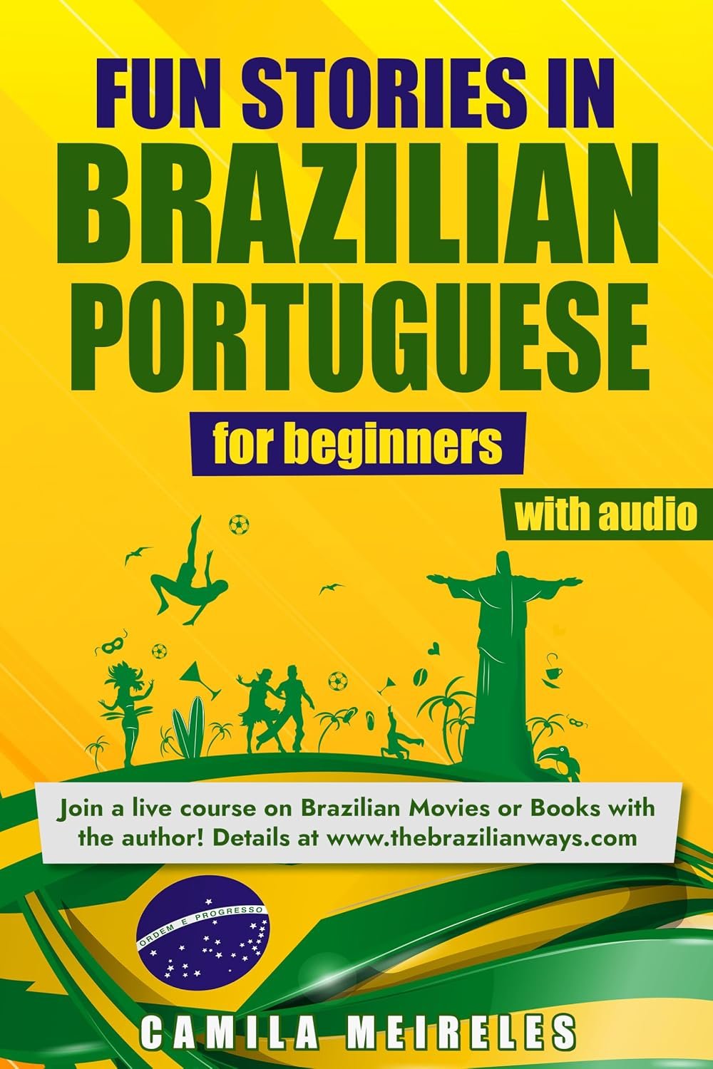 Cover of Fun Stories in Brazilian Portuguese for Complete Beginners